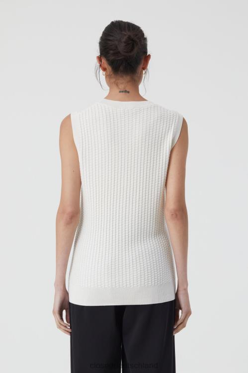 Kleidung Elfenbein 0RP8Z416 CLOSED Feinstrickpullover Frauen