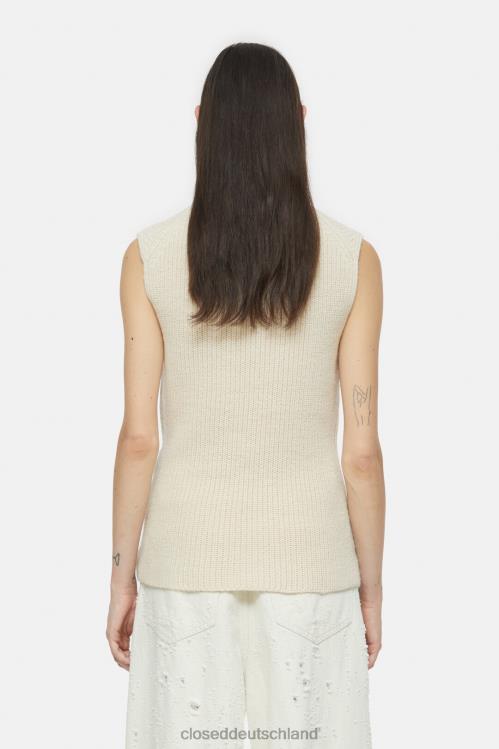Kleidung Elfenbein 0RP8Z424 CLOSED Pulloverweste Frauen