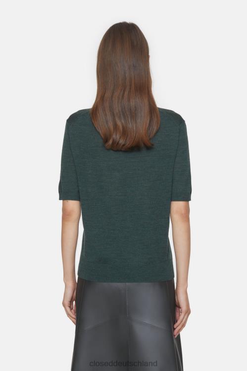 Kleidung Farngrün 0RP8Z391 CLOSED Feinstrickpullover Frauen