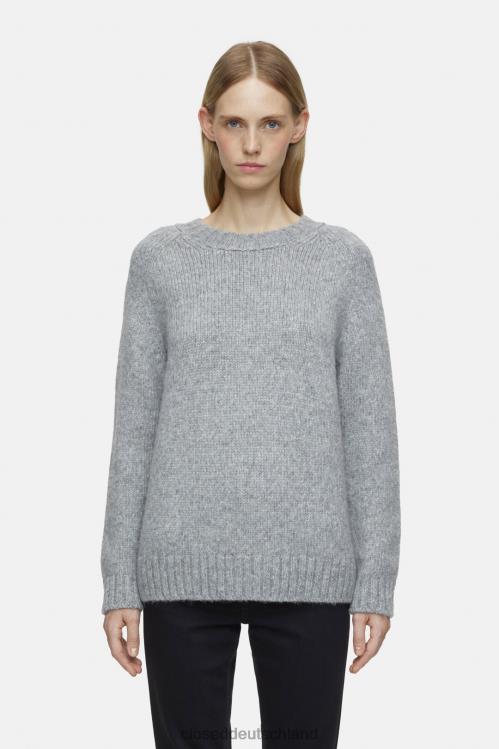 Kleidung Grau meliert 0RP8Z348 CLOSED Pullover aus Alpaka-Mix Frauen