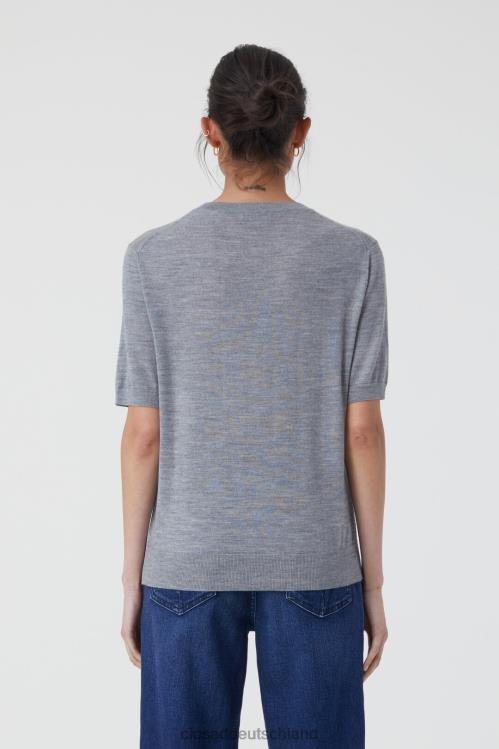 Kleidung Grau meliert 0RP8Z384 CLOSED Feinstrickpullover Frauen