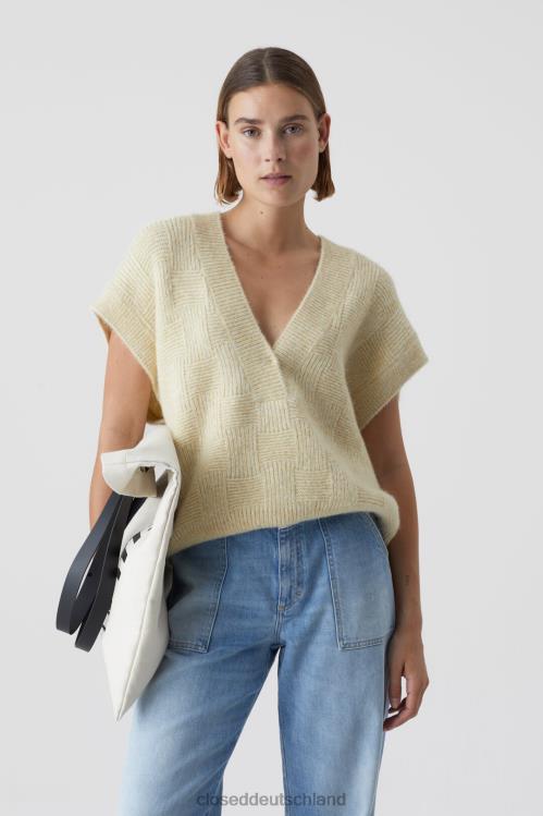 Kleidung Holunder 0RP8Z1461 CLOSED Alpaka-V-Pullover-Weste Frauen