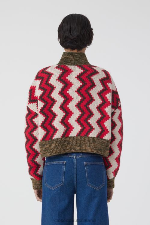 Kleidung Mehrfarbig 0RP8Z316 CLOSED Jacquard-Pullover Frauen