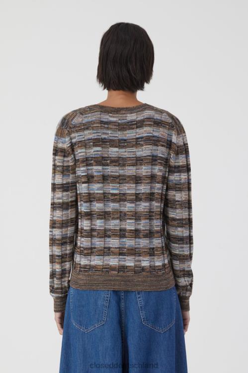 Kleidung Mehrfarbig 0RP8Z393 CLOSED Jacquard-Pullover Frauen
