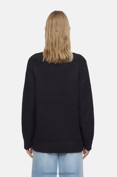Kleidung Schwarz 0RP8Z402 CLOSED Pullover aus Alpaka-Mix Frauen