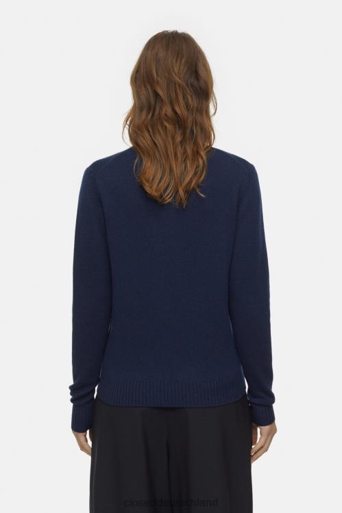 Kleidung Weltraumblau 0RP8Z310 CLOSED Kaschmirpullover Frauen