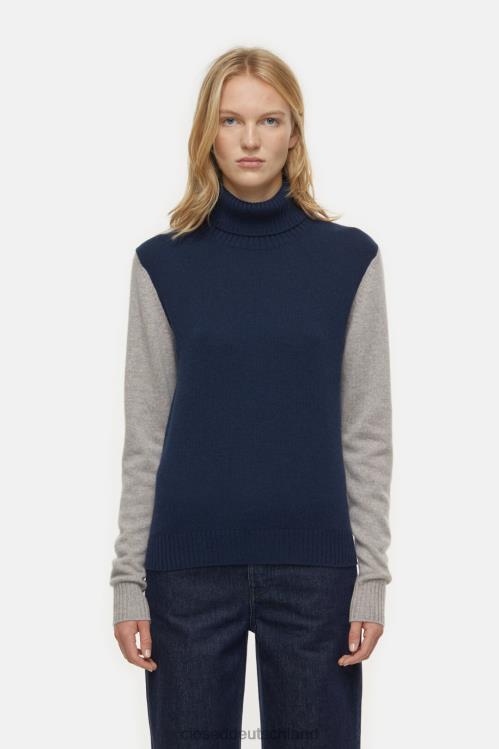 Kleidung Weltraumblau 0RP8Z323 CLOSED Kaschmirpullover Frauen