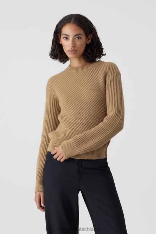 Kleidung brauner Marmor 0RP8Z1504 CLOSED Strickpullover Frauen