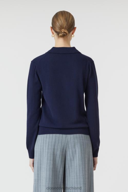 Kleidung dunkle Nacht 0RP8Z1484 CLOSED Feinstrickpullover Frauen