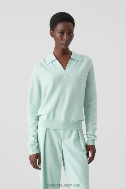 Kleidung frische Minze 0RP8Z1482 CLOSED Feinstrickpullover Frauen