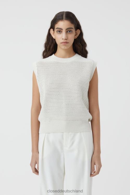 Kleidung naturfarben 0RP8Z1486 CLOSED Strickweste Frauen