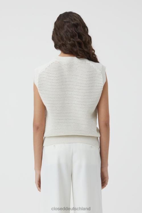 Kleidung naturfarben 0RP8Z1486 CLOSED Strickweste Frauen