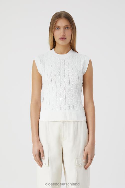Kleidung naturfarben 0RP8Z1512 CLOSED Feinstrickpulloverweste Frauen