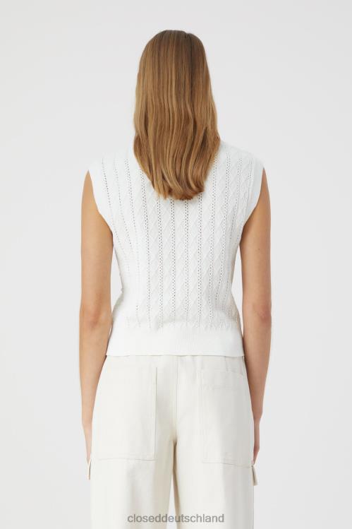 Kleidung naturfarben 0RP8Z1512 CLOSED Feinstrickpulloverweste Frauen