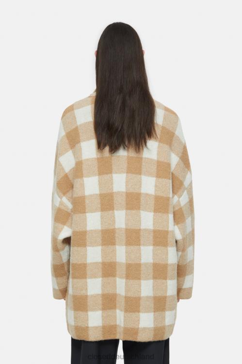 Kleidung Chinobeige 0RP8Z367 CLOSED Strickjacke Frauen