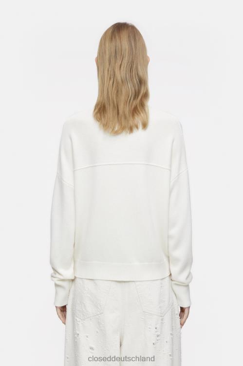 Kleidung Elfenbein 0RP8Z324 CLOSED Rollkragenpullover aus Kaschmirmischung Frauen