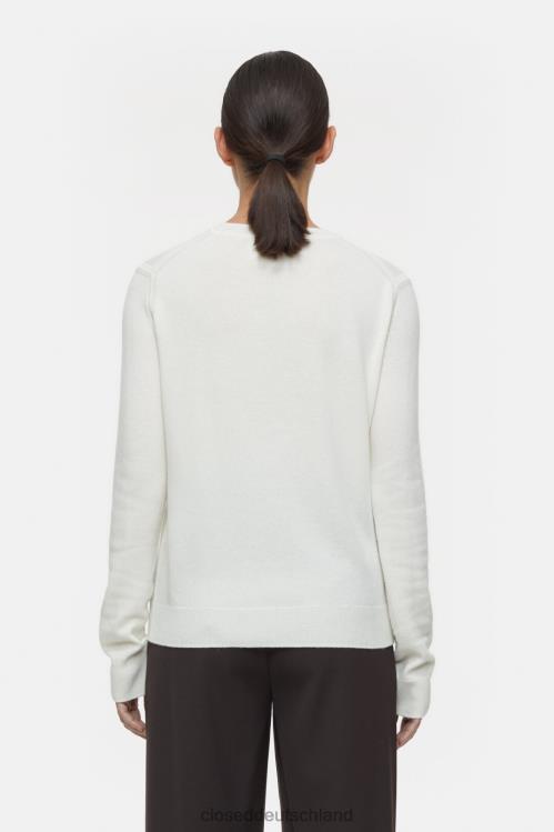 Kleidung Elfenbein 0RP8Z396 CLOSED Pullover aus Kaschmir-Mix Frauen