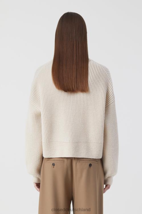 Kleidung Elfenbein 0RP8Z403 CLOSED Kurzer Troyer Frauen