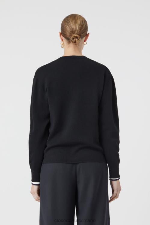 Kleidung Schwarz 0RP8Z1516 CLOSED Feinstrick aus Wolle Frauen