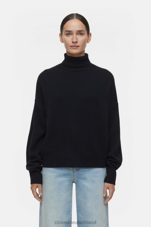 Kleidung Schwarz 0RP8Z336 CLOSED Rollkragenpullover aus Kaschmirmischung Frauen