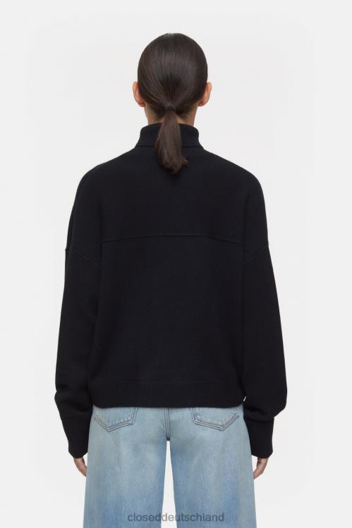 Kleidung Schwarz 0RP8Z336 CLOSED Rollkragenpullover aus Kaschmirmischung Frauen