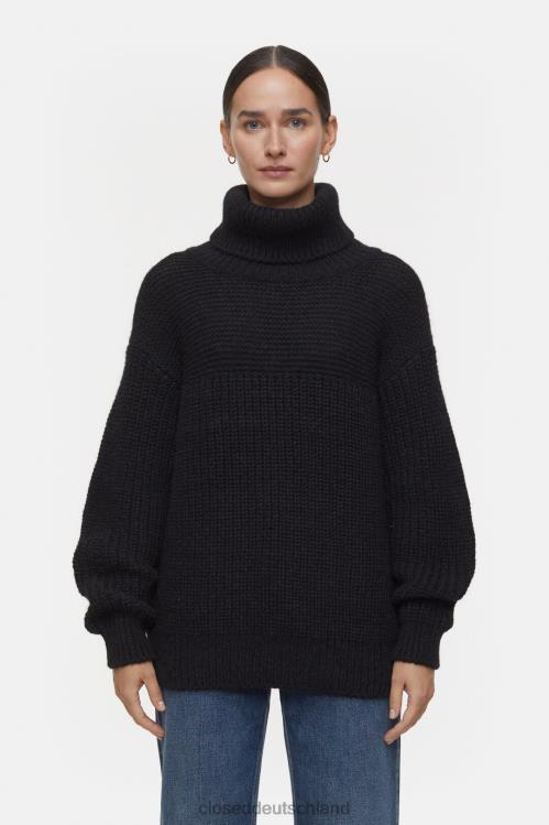 Kleidung Schwarz 0RP8Z353 CLOSED klobiger Rollkragenpullover Frauen