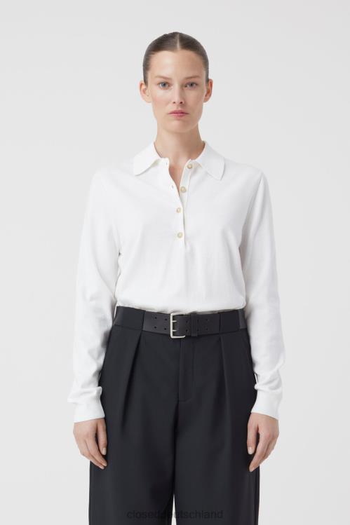 Kleidung Weiß 0RP8Z1476 CLOSED Feinstrick aus Baumwolle und Kaschmir Frauen