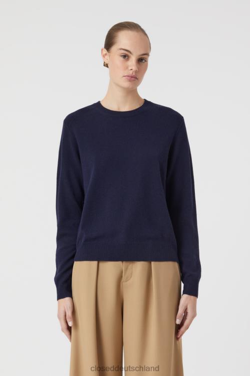 Kleidung dunkle Nacht 0RP8Z1450 CLOSED Feinstrick-Longsleeve Frauen