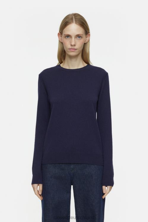 Kleidung dunkle Nacht 0RP8Z397 CLOSED Pullover aus Kaschmir-Mix Frauen