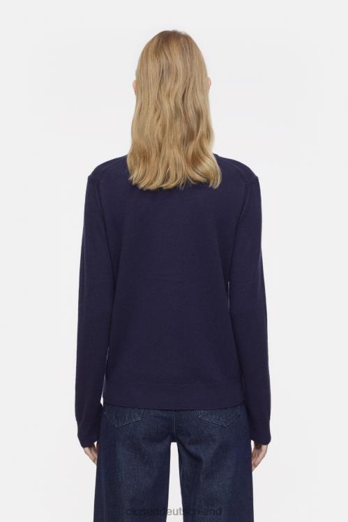 Kleidung dunkle Nacht 0RP8Z397 CLOSED Pullover aus Kaschmir-Mix Frauen