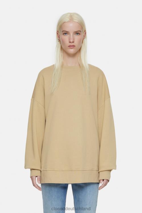 Kleidung Chinobeige 0RP8Z579 CLOSED Logo-Sweatshirt Frauen
