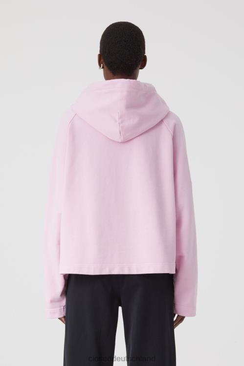 Kleidung Dahlie rosa 0RP8Z1722 CLOSED Kapuzenpullover mit 24/7-Nähten Frauen