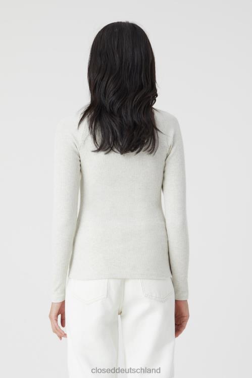 Kleidung Elfenbein 0RP8Z1654 CLOSED Raglan-Langarmshirt Frauen