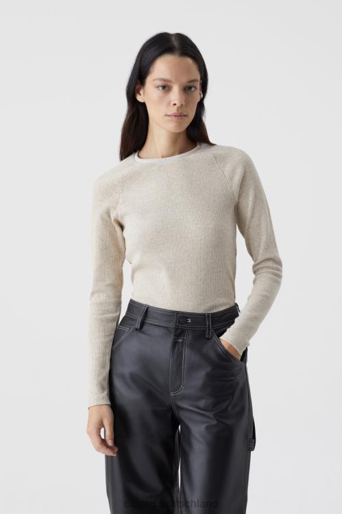 Kleidung Holunder 0RP8Z1655 CLOSED Raglan-Langarmshirt Frauen