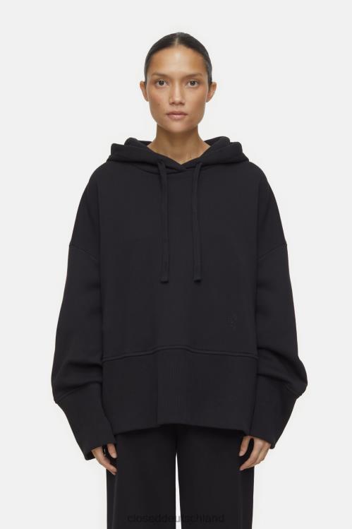 Kleidung Schwarz 0RP8Z574 CLOSED Kapuzenpullover Frauen