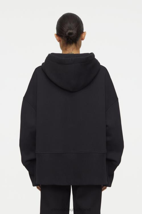 Kleidung Schwarz 0RP8Z574 CLOSED Kapuzenpullover Frauen