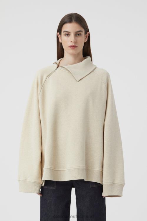 Kleidung Shetland 0RP8Z582 CLOSED Sweatshirt mit Reißverschluss Frauen