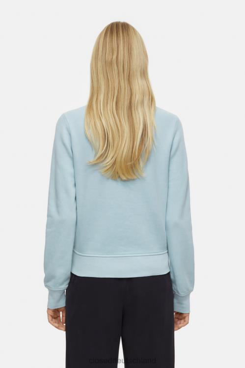 Kleidung blaues Wasser 0RP8Z568 CLOSED Rundhalsausschnitt Frauen