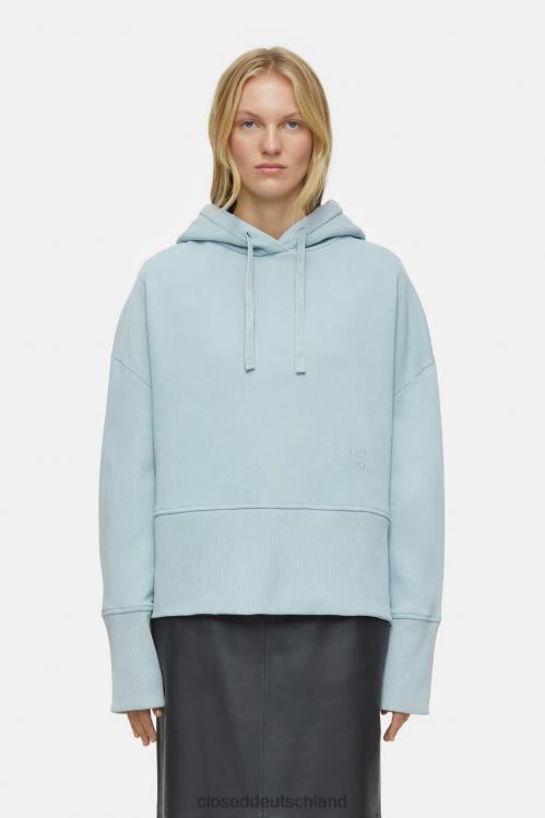 Kleidung blaues Wasser 0RP8Z573 CLOSED Kapuzenpullover Frauen