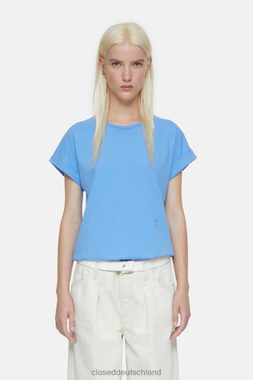 Kleidung Chambrayblau 0RP8Z545 CLOSED einfaches T-Shirt Frauen
