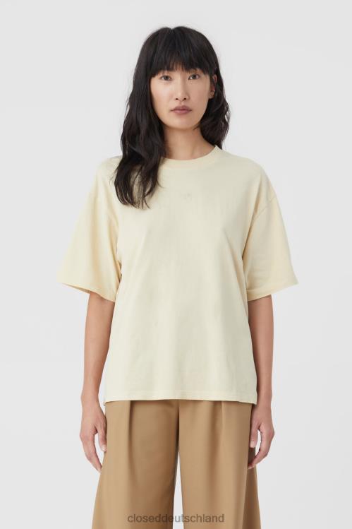 Kleidung Holunder 0RP8Z1703 CLOSED T-Shirt mit Stickerei Frauen