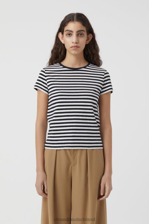 Kleidung Schwarz 0RP8Z1617 CLOSED Basic-T-Shirt aus Baumwolle Frauen