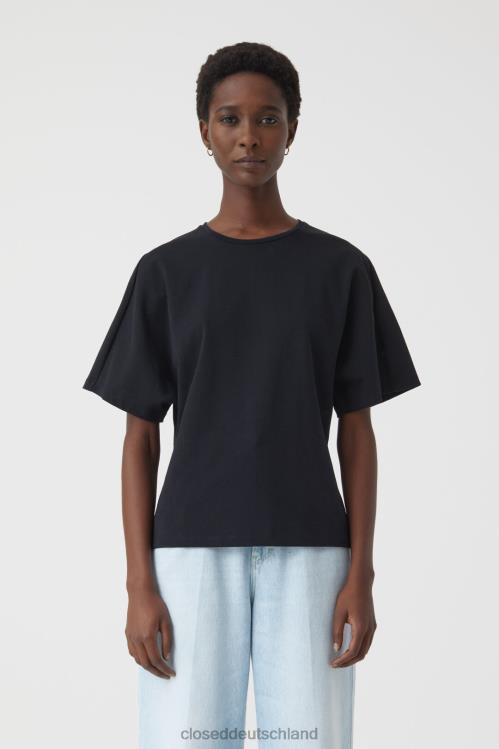 Kleidung Schwarz 0RP8Z1666 CLOSED entspanntes T-Shirt Frauen