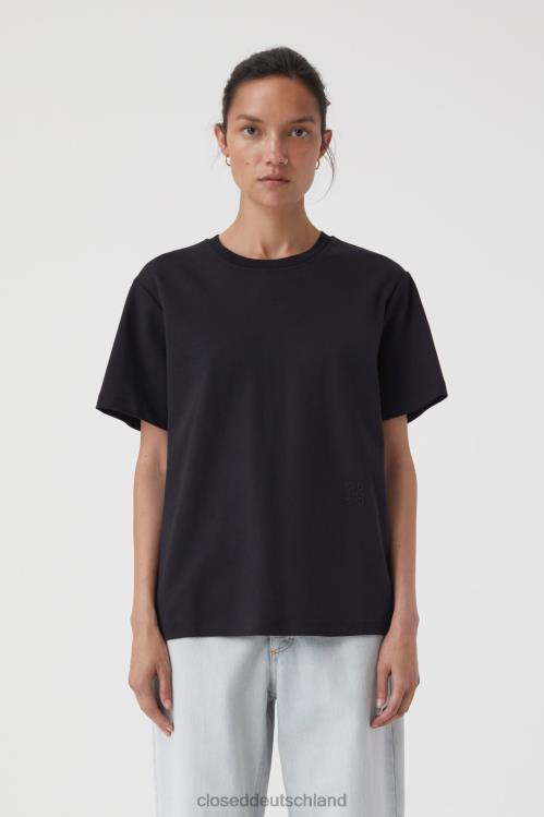 Kleidung Schwarz 0RP8Z546 CLOSED Premium-T-Shirt Frauen