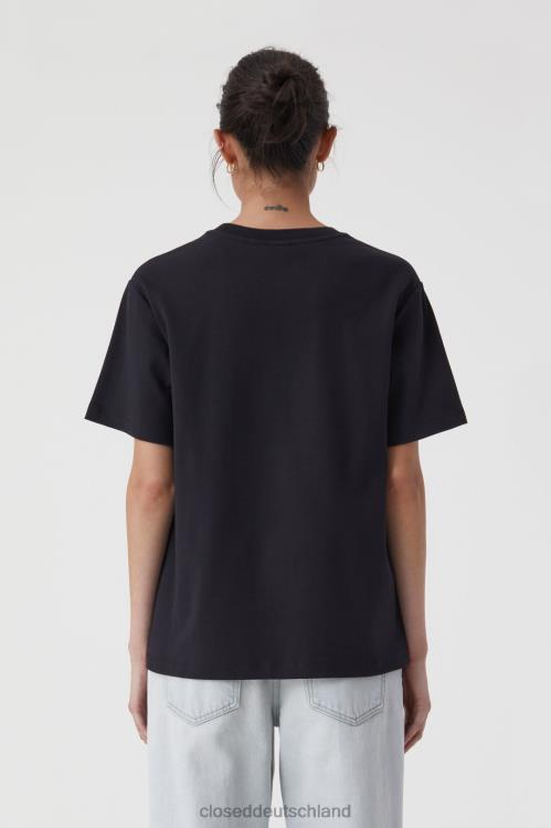Kleidung Schwarz 0RP8Z546 CLOSED Premium-T-Shirt Frauen