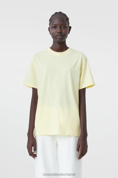 Kleidung gelbe Orchidee 0RP8Z1653 CLOSED T-Shirt Frauen