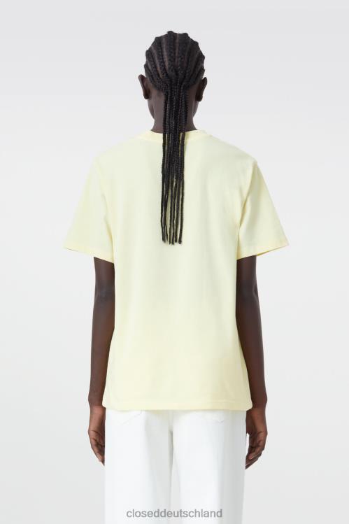 Kleidung gelbe Orchidee 0RP8Z1653 CLOSED T-Shirt Frauen