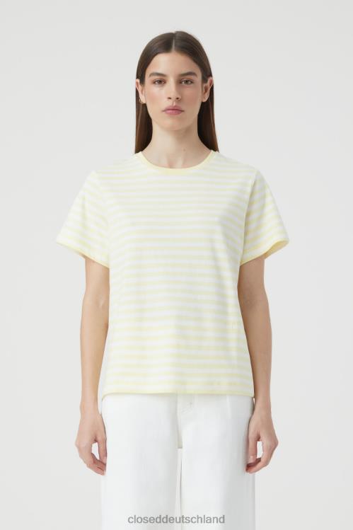 Kleidung gelbe Orchidee 0RP8Z1699 CLOSED gestreiftes T-Shirt Frauen
