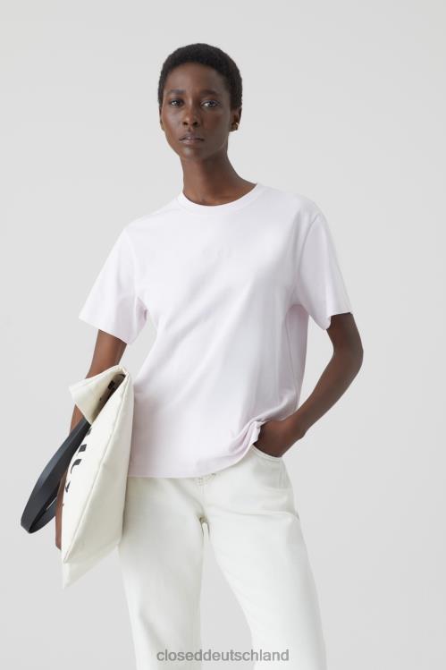 Kleidung helle Orchidee 0RP8Z1640 CLOSED Basic-T-Shirt Frauen