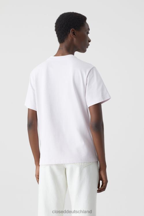 Kleidung helle Orchidee 0RP8Z1640 CLOSED Basic-T-Shirt Frauen